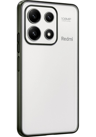 Xiaomi Poco X6 Pro Kılıf Kamera Korumalı Lensli Silikon - Yeşil