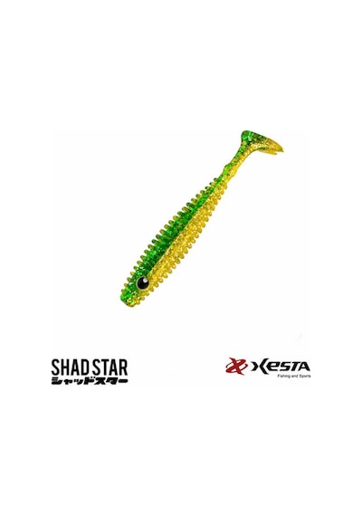 Xesta Shad Star 3.5" 9.5cm Ggd 6p Silikon Yem