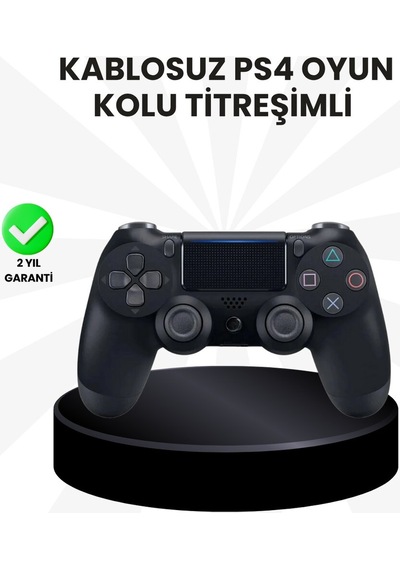 Şarjlı Kablosuz Ps4 Oyun Kolu Titreşimli Hassas Kontrol Mh-hs6936-9104 Siyah