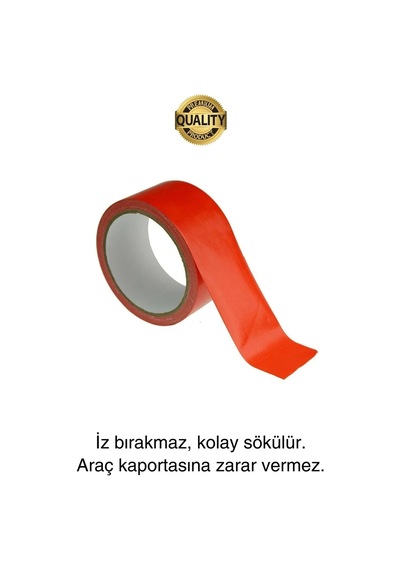 İz Bırakmaz 50 Mm X 30 Mt Araba Montaj Bandı Oto Araç Sabitleme Bant Ekstra Güçlü Suya Dayanıklı