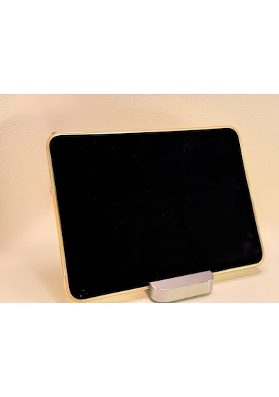 Premium Alüminyum Tablet Standı, Ergonomik Kompakt Tasarım, Tüm Ipad Modelleri İle Uyumlu, Masaüstü Kullanım, Yatay Ve Dikey Kullanım Gümüş Gri