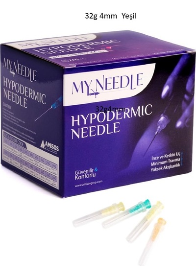 My Needle 30g X 4mm Mezoterapi İğne Ucu - Steril Mezoterapi İğnesi 100 Adet