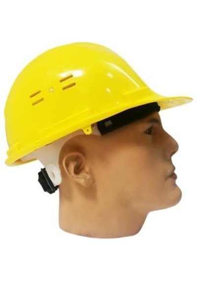Essafe Ge 1548 Vidalı Havalandırmalı Baret - Sarı