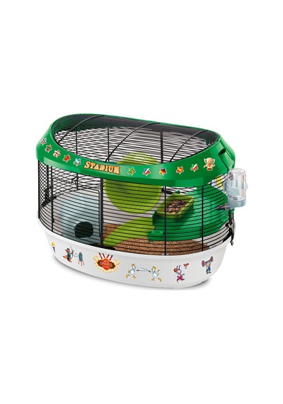 Ferplast Stadium Hamster Kafesi Siyah 49x34x33cm