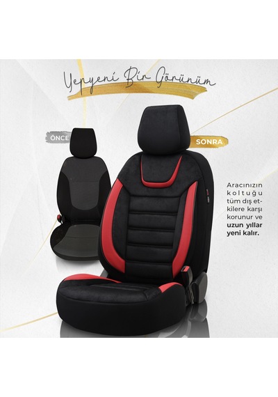 Otom Iconic Design Ekstra Destekli Oto Koltuk Kılıfı 550061877