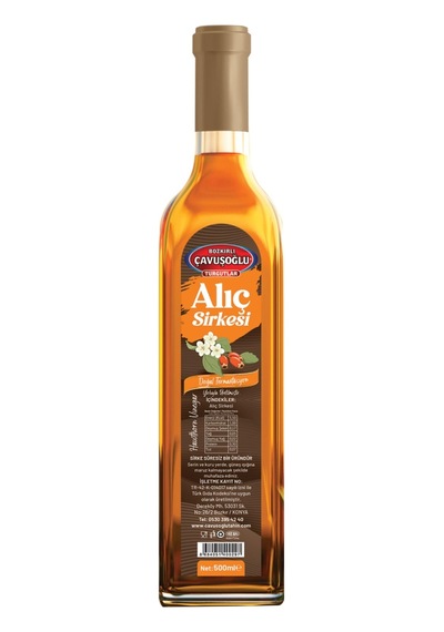 Bozkırlı Çavuşoğlu Doğal Fermantasyon Alıç Sirkesi 500 ML