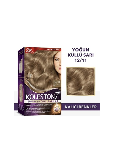 Koleston Supreme Kit Saç Boyası 12/11 Yoğun Küllü Sarı