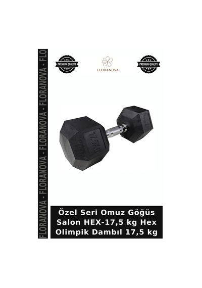 Özel Seri Omuz Göğüs Salon Hex-17,5 Kg Hex Olimpik Dambıl 17,5 Kg Diğer