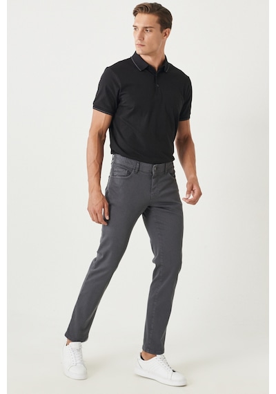 Ac&co Erkek Antrasıt 360 Derece Her Yöne Esneyen Rahat Slim Fit Pantolon Antrasit