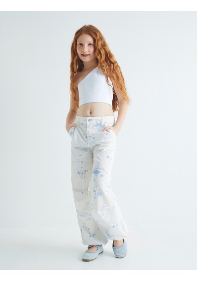 Koton Paraşüt Kot Pantolon Pamuklu Beli Lastikli Cepli - Parachute Jean Beyaz Desenli 4skg40037ad 4SKG40037AD0D0 Beyaz Koton Paraşüt Kot Pantolon Pamuklu Beli Lastikli Cepli - Parachute Jean Beyaz Desenli 4skg40037ad 4SKG40037AD0D0 Beyaz