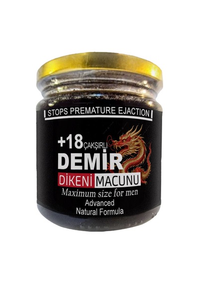 Çakşırlı Demir Dikeni Macunu Erkekler İçin 240 Gr Katılık
