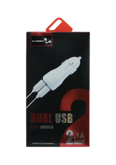 X-Voora Xw-026 2 Çıkışlı 2100 Mah Araç Şarj Cihazı + Micro Kablo Beyaz N11.1331