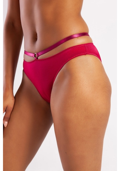 Etiler Collection Golshan Gorbus Mini Slip, Kadın Micro Bel Şeritli Şarap Renkli Külot Çok Renkli