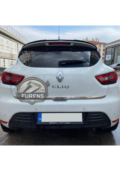 Renault Clio 4 2012-2019 Bagaj Üstü Yarasa Spoiler Bagaj Çıtası Piano Black Spoyler