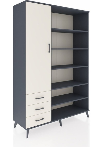 Hyperion Dolap 9 Raflı 3 Çekmeceli 3 Kapaklı 132x44x195 Antrasit-aytaşı/aytaşı Aytası/aytası Hyperion Dolap 9 Raflı 3 Çekmeceli 3 Kapaklı 132x44x195 Antrasit-aytaşı/aytaşı Aytası/aytası
