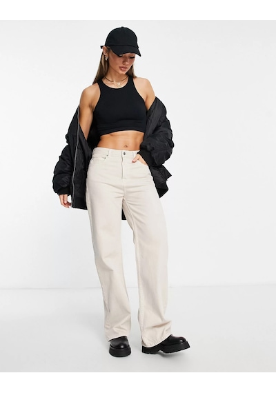 Liona Kadın Halter Yaka Siyah Crop Top Bluz Siyah