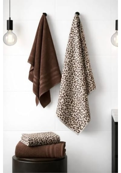 Tr 4 Parça Lüks Banyo Havlu Seti Leopar Desenli 2 Adet 70x140cm 2 Adet 50x90cm Kahve Kombin, 4lu-leopar-kahvekombın Diğer Tr 4 Parça Lüks Banyo Havlu Seti Leopar Desenli 2 Adet 70x140cm 2 Adet 50x90cm Kahve Kombin, 4lu-leopar-kahvekombın Diğer