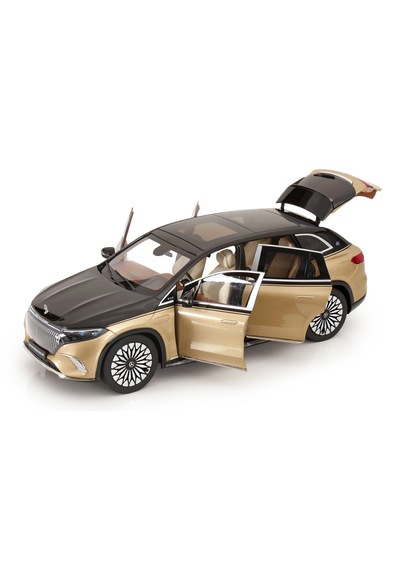 1:18 Ölçek Nzg 2024 Mercedes Benz Maybach Eqs Suv Z296 Diecast Metal Minyatür Model Araba 25cm