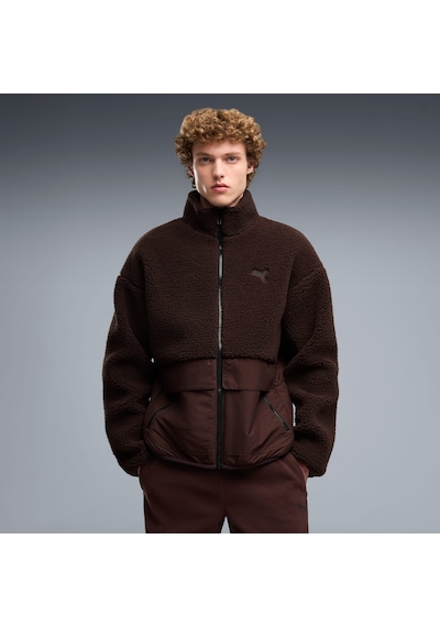 Puma Hybrid Erkek Kahverengi Polar Ceket 694562-33