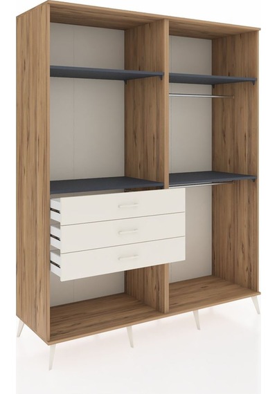 Kronos Gardrop 4 Raflı 3 Çekmeceli 2 Askılı 176x59x221 Çam-antrasit/aytaşı Antrasit/aytaşı Kronos Gardrop 4 Raflı 3 Çekmeceli 2 Askılı 176x59x221 Çam-antrasit/aytaşı Antrasit/aytaşı