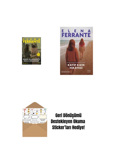 Benim Olağanüstü Akıllı Arkadaşım Ciltli + Kayıp Kızın Hikayesi + Okuma Sticker'ları