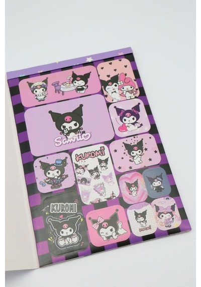 Kuromi Sticker Albüm Çok Renkli