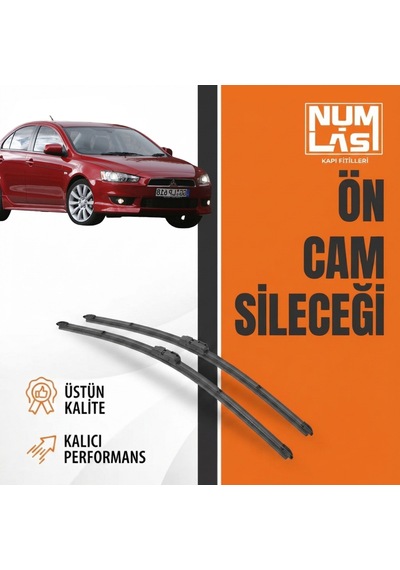 Mitsubishi Lancer Evolution 2007-2016 Ön Cam Silecek Takımı Numlas-a Kalite-nm0007
