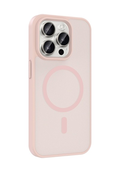 İphone 15 Pro Kılıf Magsafe Kamera Korumalı Mat Parmak İzi Tutmayan Grlpro Desert Gold