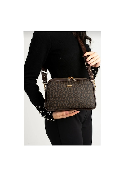 Just Polo Kadın Omuz Çantası 440113mh Düz Kahve 26576901