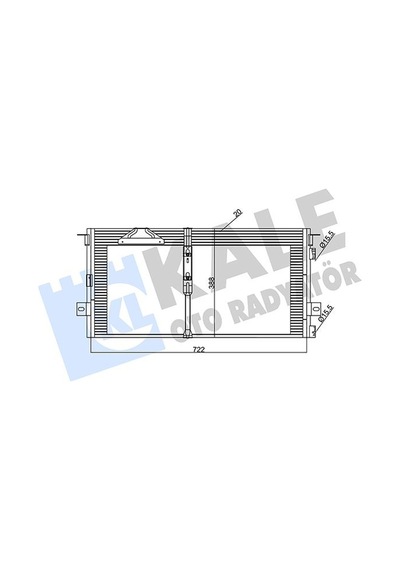 Kale Klıma Radyatoru Chrysler Voyager Iıı - Caravan 2.0 I /2.4ı / 3.0 / 3.3 I / 3.8 Awd 95-01 Kurutu Klr-343925
