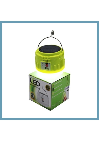 Bezos Usb Şarjlı Led Solar Kamp Lambası Mbt06 Standart