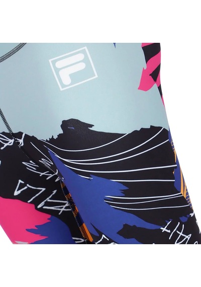Fuşya Fila Kadın Tayt Allover Print Leggings Lw411144 Fuşya