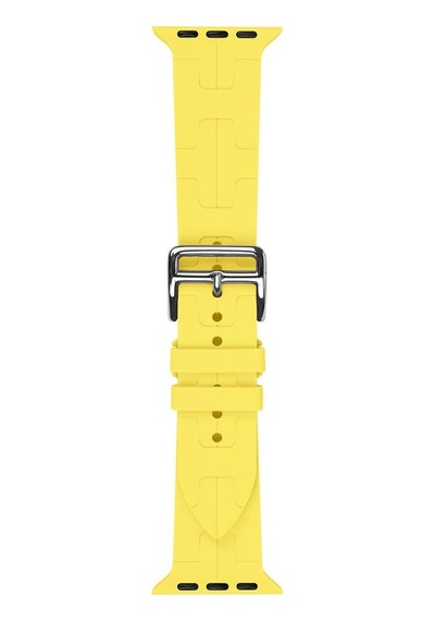 Apple Watch 7 45mm Uyumlu Silikon Kordon Krd-92 - Starlight - T29721
