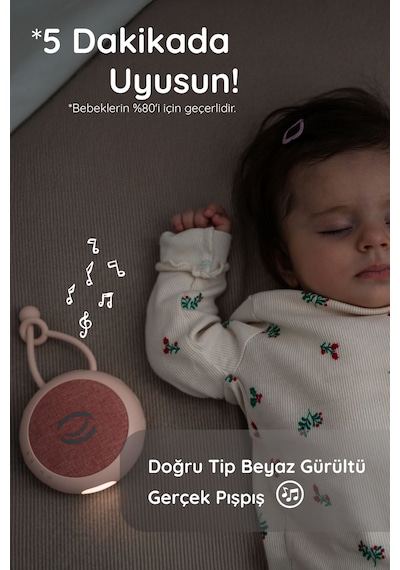 Beyaz Gürültü Cihazı Pışpışlı Ninnili Radyasyon İçermeyen Bebek Uyku Arkadaşı