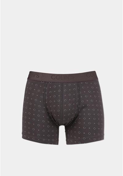 Colin's Colins Modern Fit Baskılı Erkek Gri Boxer Cl1079549 Q1.v1 Dgr Koyu Gri