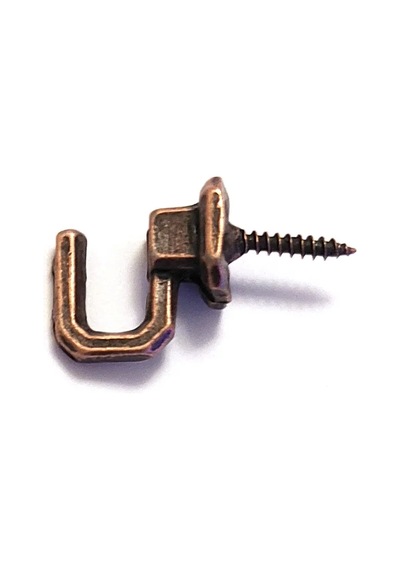 Vidalı Kanca, Askı Küçük - 15x23mm, Eskitme - 1 Adet Renkli