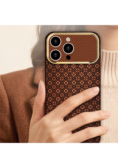 Apple iPhone Uyumlu 14 Pro Max Kılıf Magsafe Şarj Özellikli Premium Retro Çiçek Desenli Kamera Ve Lens Korumali Velix Sert Pc Kapak Kahverengi