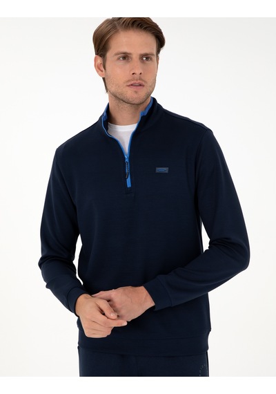 Pierre Cardin Lacivert Regular Fit Sweatshirt 50290662 Vr033