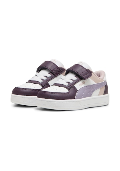 Puma Caven 2.0 Block Ac+ Beyaz Kız Çocuk Sneaker Beyaz-mor-lıla Çok Renkli
