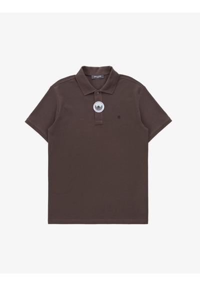 Pierre Cardin Erkek Koyu Kahverengi Tişört Basic 50321128-vr084