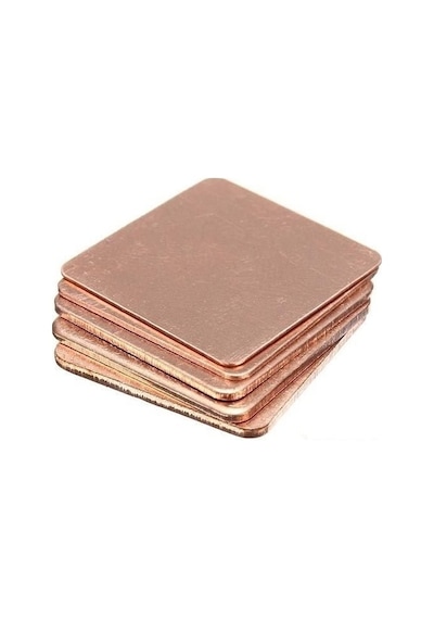 Termal Soğutucu Bakır 1,5 Mm 5 Adet 15X15 Mm