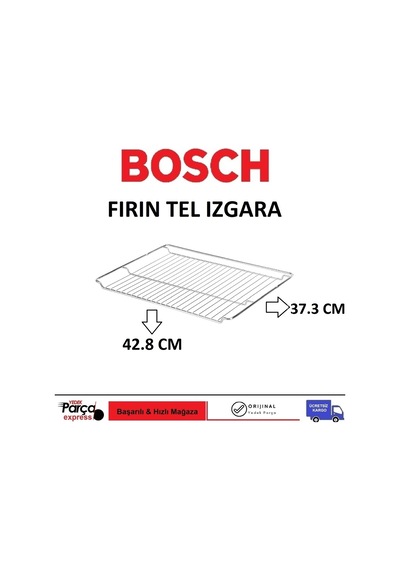 Bosch Uyumlu Hbn559E3I Ankastre Fırın Tel Izgara / Oven Wire Grid - 447346256