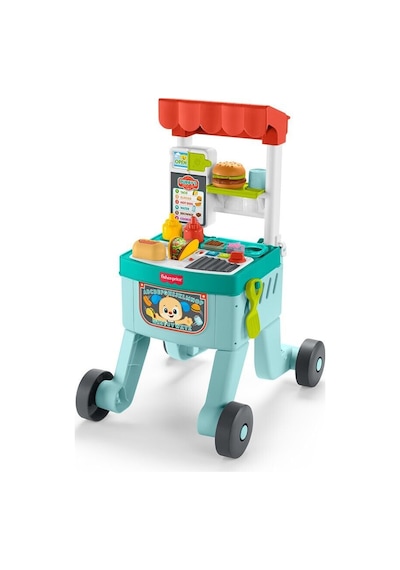 Jlm95 Fisher-price Eğlen Ve Öğren 4ü 1 Arada Alışveriş Sepeti Yürüteç