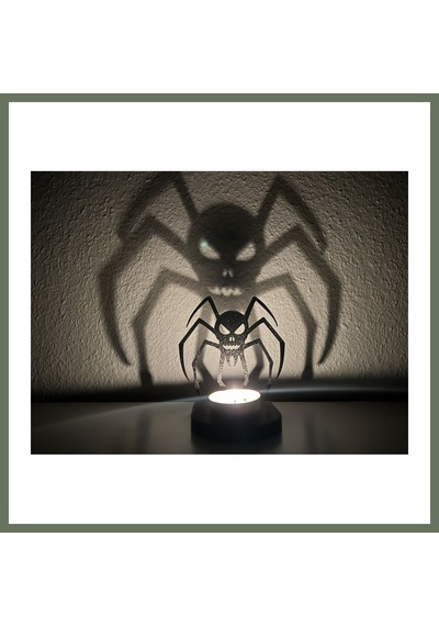 Bezos Örümcek Figürlü Tealight Mumluk Cadılar Bayramı Gotik Dekoratif Mum Tutucu Bezos1 Çok Renkli
