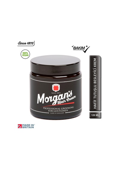 Morgan's Pomade Gentelman's Hair Cream - Nemlendirici Doğal Tutuşlu Şekillendirici Krem 120 ML