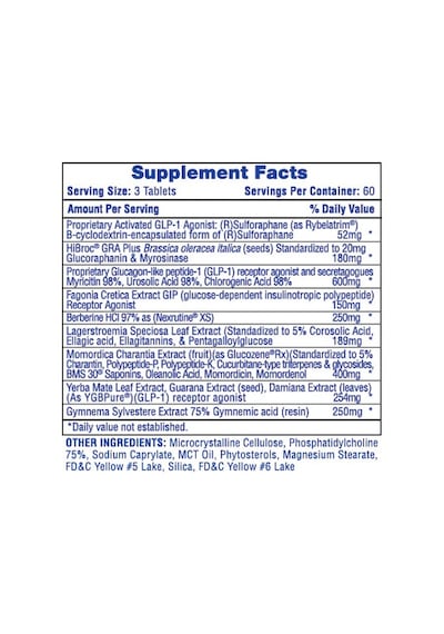 Hitech Pharmaceuticals Slimaglutide Berberine Weıght Loos 180 Tab