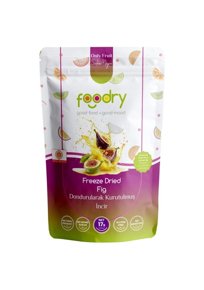 3 Adet Foodry Freeze Dried Fig Dondurularak Kurutulmuş İncir 17 G