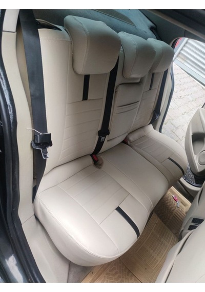 Renault Fluence 2010 2016 Uyumlu Arka Sırt Arka Oturma 2+1 Arka Sırt Kolcaklı Model Komple Krem Deri