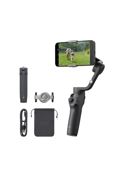 Osmo Mobile 6 - Akıllı Telefon Gimbal Sabitleyici, Dahili Uzatma Çubuğu, Taşınabilir Ve Katlanabilir, Shotguides Özellikli Android Ve İphone Gimbal, Vlogging Sabitleyici