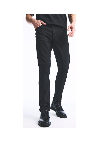 Defacto Pedro Slim Fit Normal Bel Dar Paça Jean Pantolon S2711az26aunm40 Siyah-nm40